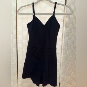 Bodycon Low V Neck Strappy Romper